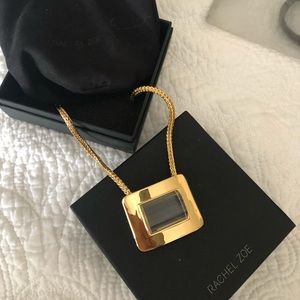 Rachel Zoe Gold and Glass necklace